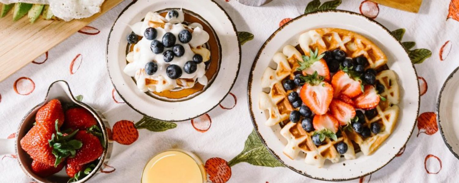 Delicious Field Berry Waffles